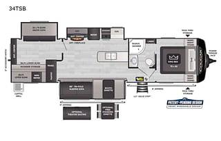 2022 Keystone RV Cougar Half-Ton 34TSB