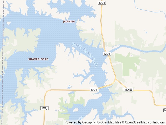 Map of Ray Behrens location at Monroe City, MO, United States