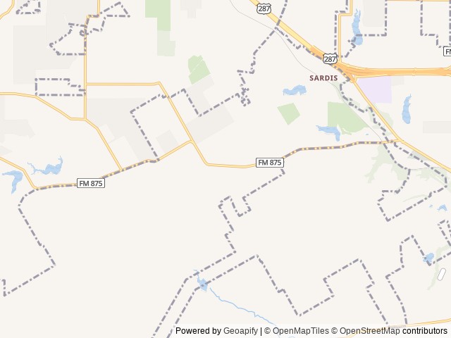 Map for 2024 Forest River RV Cherokee Grey Wolf 26DJSE near Midlothian, TX