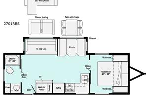 Spacious!! 2021 Winnebago Minnie 2701RBS