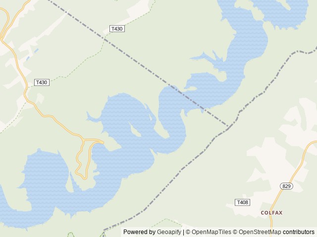 Map of Susquehannock location at Hesston, PA, United States