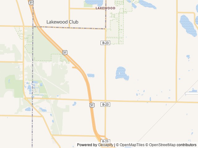 Map of Camp Lor-Ray location at Twin Lake, MI, United States