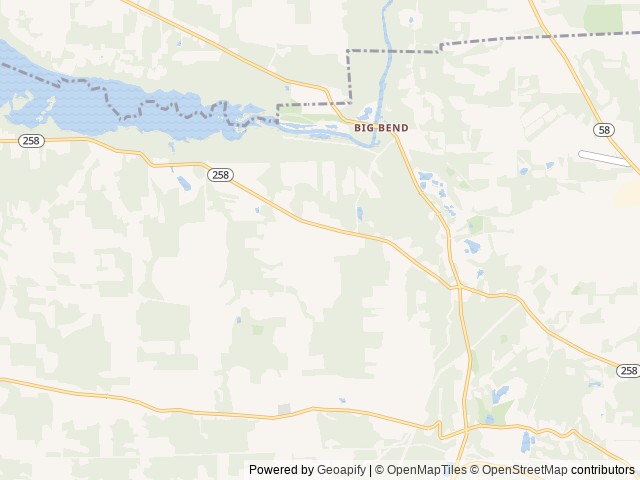 Map for The Roost Retreat near Mercer, PA