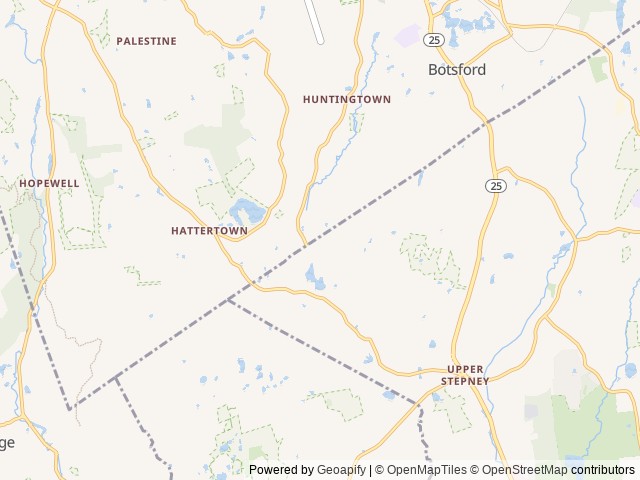 Map of Sticks and Stones Farm location at Newtown, CT, United States