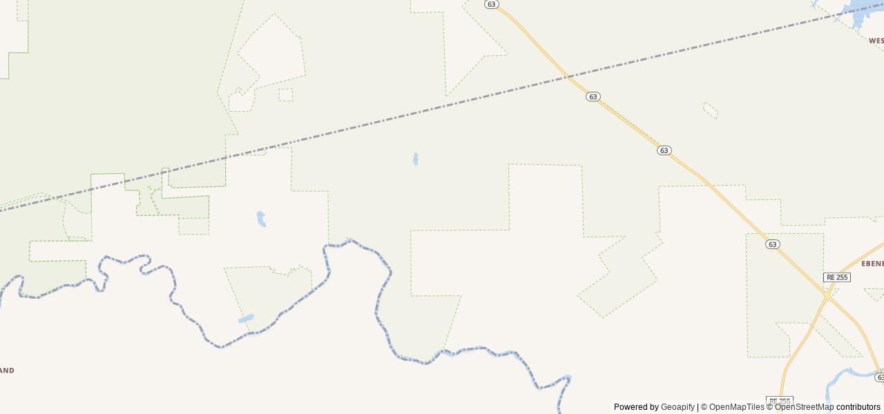 Map of Boykin Springs Pavilion location at Zavalla, TX, United States