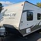 Tow-Friendly, Lightweight trailer with bunks!