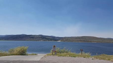 Panguitch Lake boat ramp on the south shore