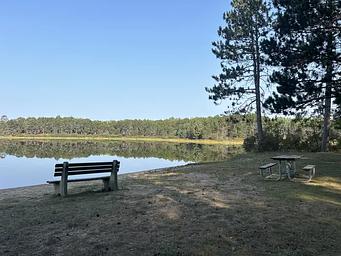 A photo of facility Mack Lake ORV Campground with Picnic Table