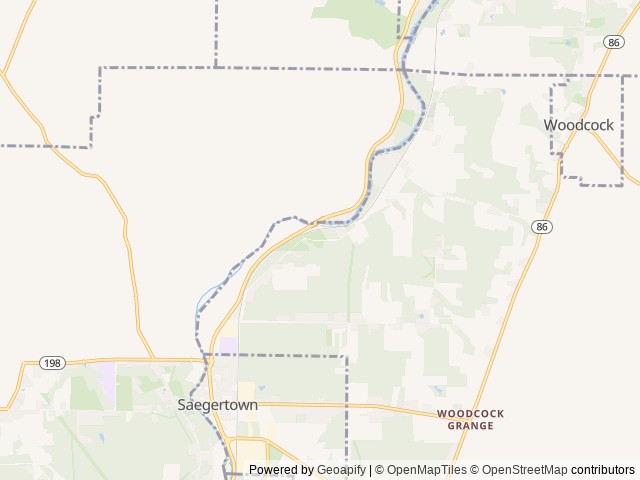 Map of Chuck-A-Lou RV Park & Campgrounds location at Saegertown, PA, United States
