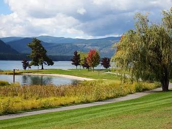 Riley Creek boat basin.