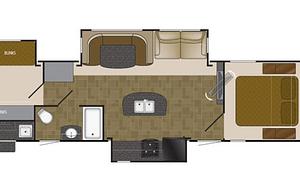 3 slides, Sleeps 10, 2 bedroom, Outdoor kitchen