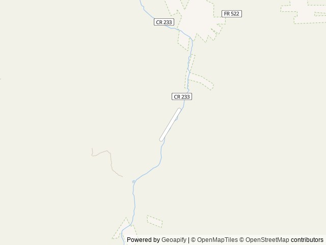 Map of Walker Cabin location at Elk City, ID, United States