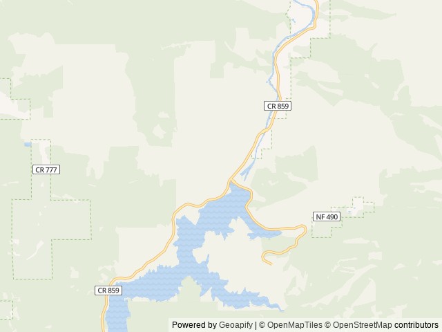 Map of Hart-tish Park At Applegate Lake location at Jacksonville, OR, United States