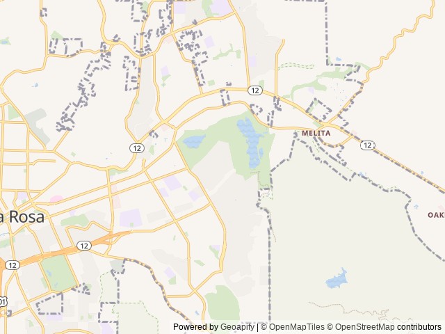 Map for Dry Campers Dream near Santa Rosa, CA