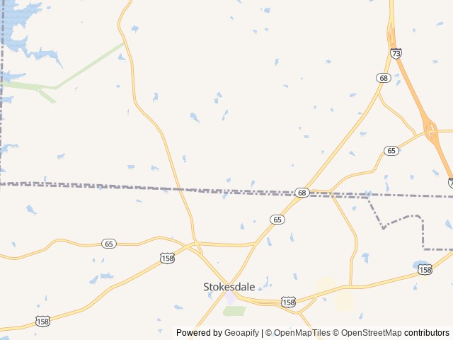 Map for "PUMPKIN" 2021 Sunset RV SunRay 109 near Stokesdale, NC