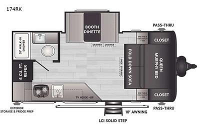 Rose the RV: Compact to tow, spacious inside!