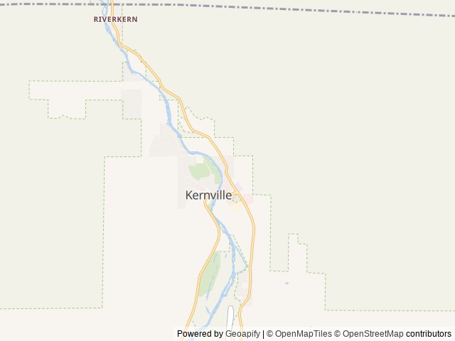 Map of Kern River Sequoia RV Resort at Camp James location at Kernville, CA, United States