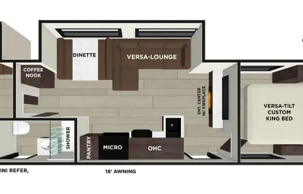 2026 36 ft Camper W/ Bunkhouse, - DELIVERY ONLY