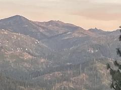 Mountains behind Silver Creek Campground