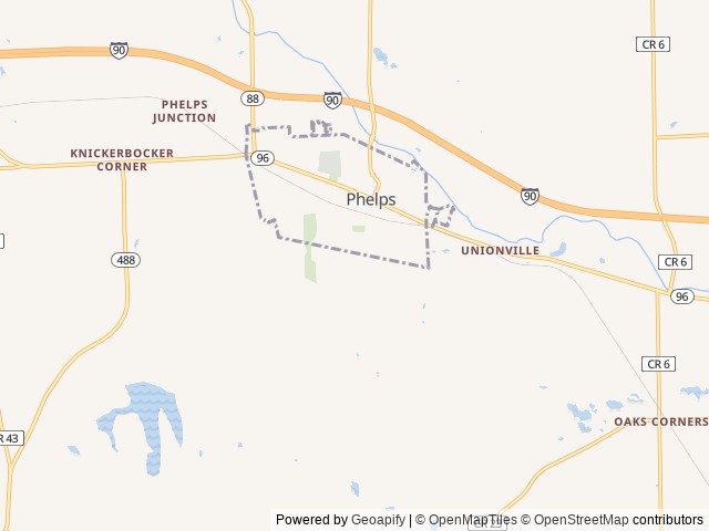 Map for 2016 Coachmen RV Catalina 283DDS near Phelps, NY
