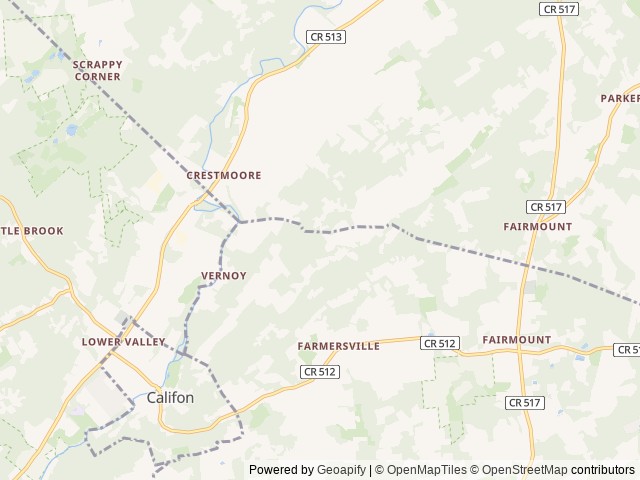 Map for 2026 Grand Design Imagine 2800BH near Califon, NJ