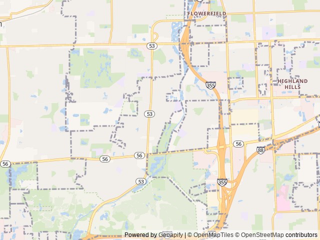 Map for 2017 nuCamp RV T@B 320 CS- camping or glamping! near Glen Ellyn, IL