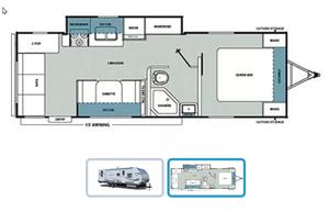 29' Coachmen Catalina delivered Clean & Safe!