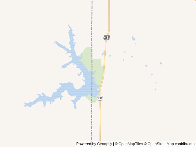 Map of West Boggs Park location at Loogootee, IN, United States