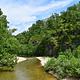 West Fork Black River showing clear water and gravel bar