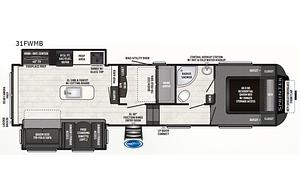 2019 Keystone RV Sprinter Campfire Edition 31FWMB