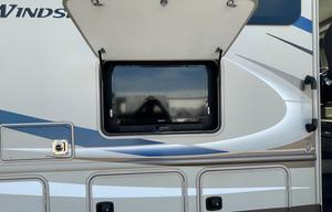 The 2 bathroom RV. No more waiting in line.