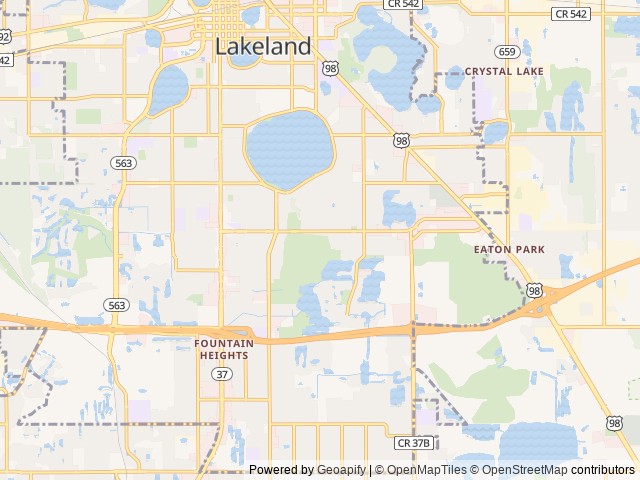 Map for L&M PTJ Kids & Pet Approved Camper Rental near Lakeland, FL
