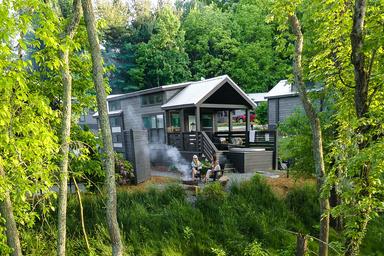 Riverview Cabin Rental Asheville, NC Accommodations