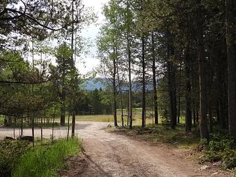 View as you enter the meadow from the west end
