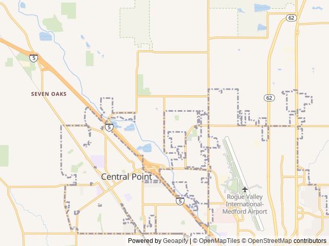 Map for 2021 Jayco Jay Feather Kid Approved Camper near Central Point, OR