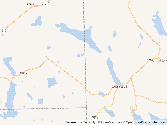 Map of Secluded Acres Campground location at Lake Ariel, PA, United States