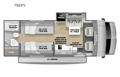 2025 Forest River RV Forester TS TS2371