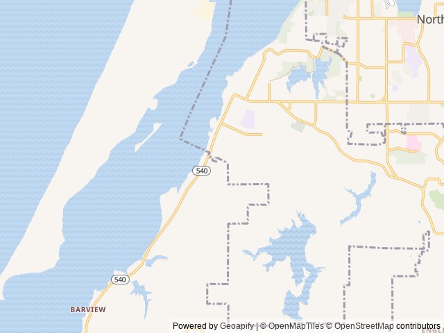 Map for Coastal Couples Dutchmen Atlas Fifth Wheel near Coos Bay, OR