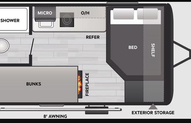 2025 Keystone Colman 13B bunkhouse