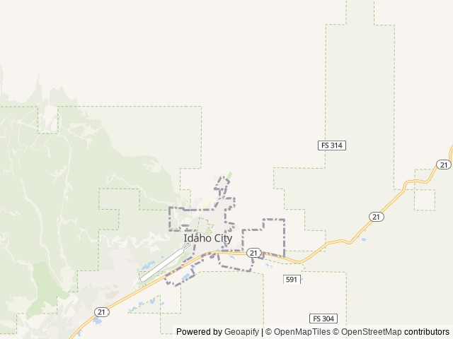 Map for 2021 Forest River RV Salem Cruise Lite 220BHXL near Idaho City, ID