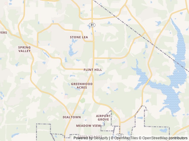 Map for 2009 Three Horse Living Quarter Horse Trailer near Oxford, GA