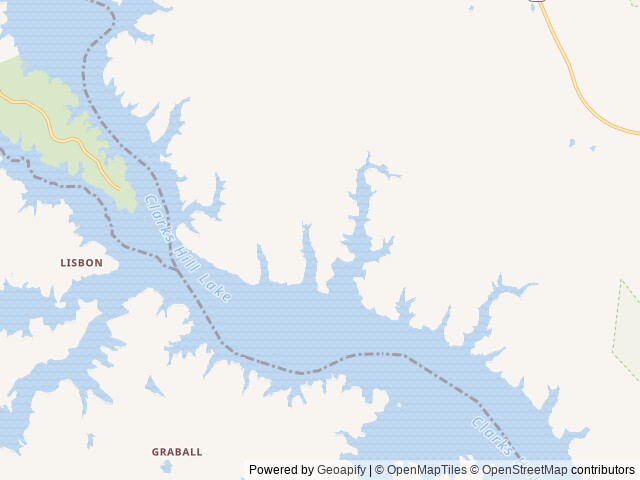 Map of Hester's Bottoms Campground location at Mt. Carmel, SC, United States