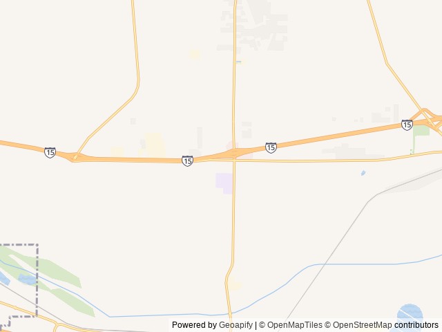Map of Barstow / Calico KOA Holiday location at Yermo, CA, United States