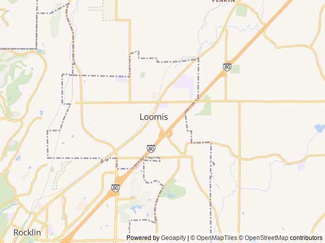 Map for 2019 Iconic 27 ft. Toy Hauler near Loomis, CA