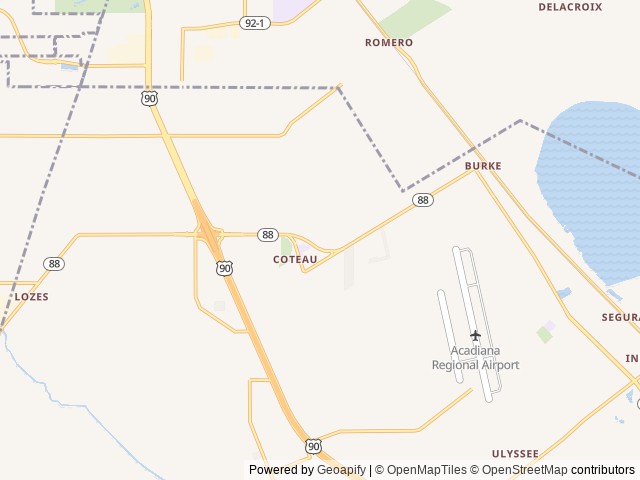 Map for 2021 Flyer Pursue near New Iberia, LA