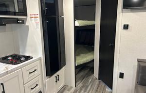 Cute little Murphy bed and bunk house