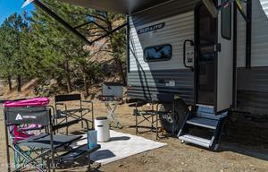 Solar-powered, lightweight, adventure bunkhouse