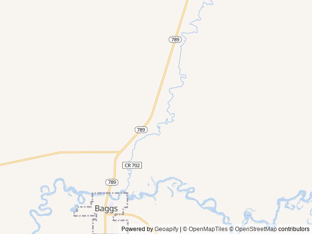 Map of Baggs End RV Resort and Campground location at Baggs, WY, United States
