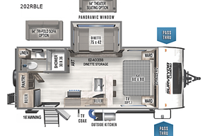 2022 Forest River RV Surveyor Legend 202RBLE