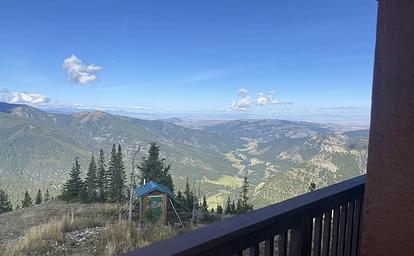 GARNET MOUNTAIN FIRE LOOKOUT view NW